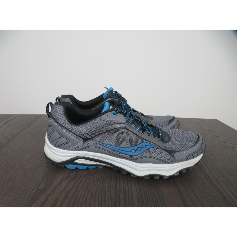 Saucony Excursion TR 9 Mens Size 10.5 Gray Blue Running Sneakers S25249-2